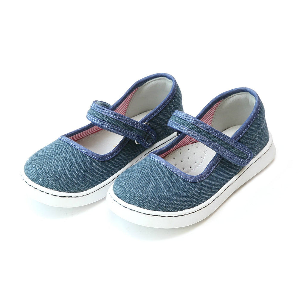 L'AMOUR - Chambray Jenny Canvas Ankle Mary Jane