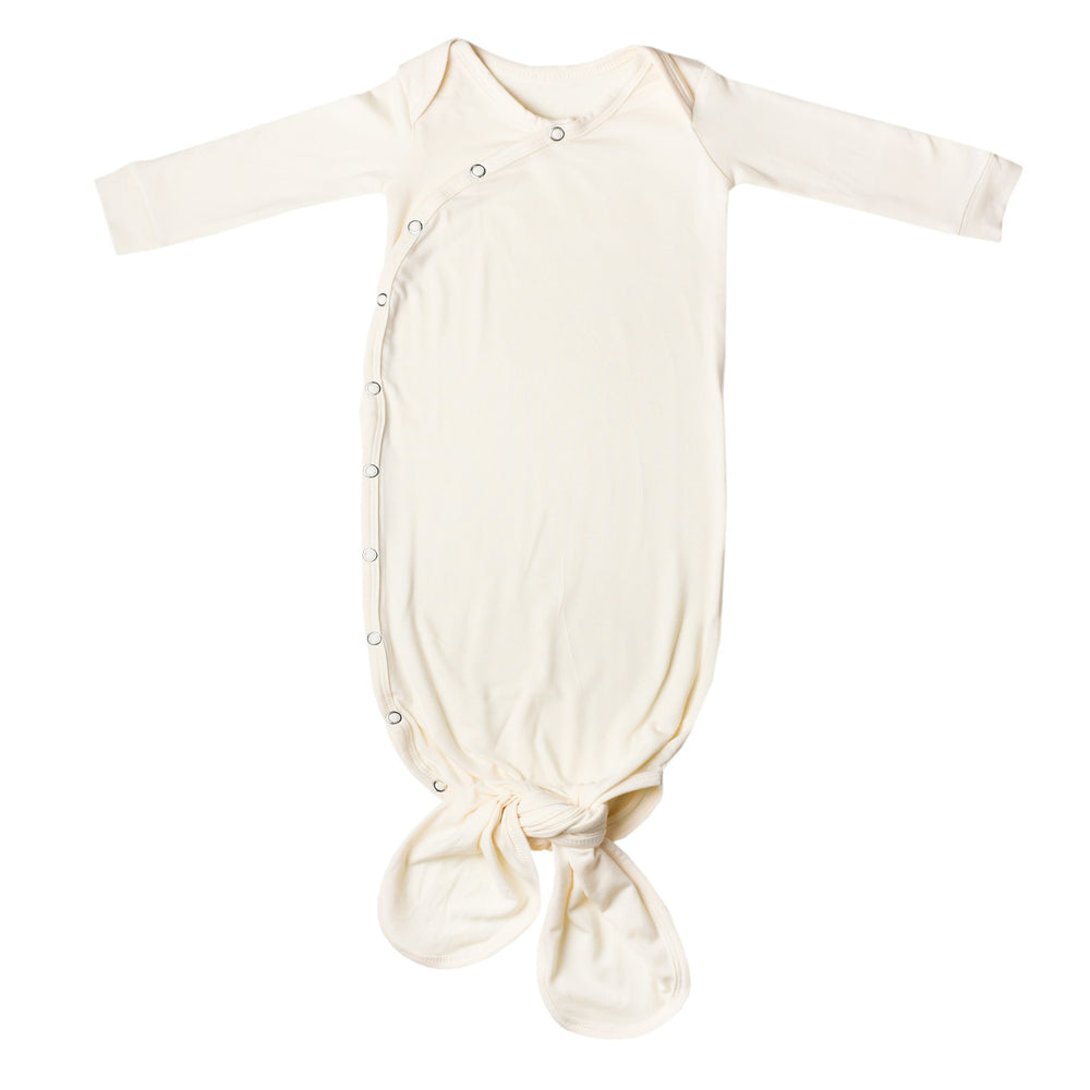 
            
                Load image into Gallery viewer, Copper Pearl - Newborn Knotted Gown - Yuma
            
        