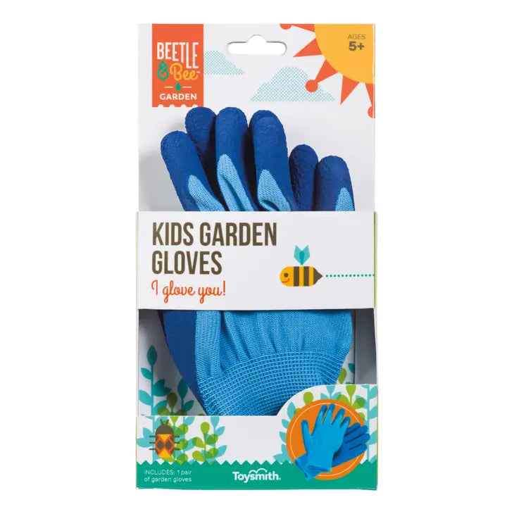 Toysmith - Beetle & Bee Kids Garden Gloves
