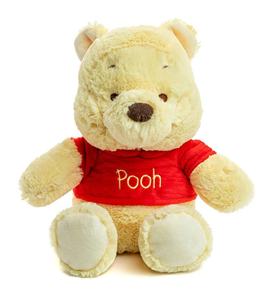 Kids Preferred Disney Red Pooh Small Plush shirt character toy, soft and cuddly with bright red fabric and detailed Pooh design.