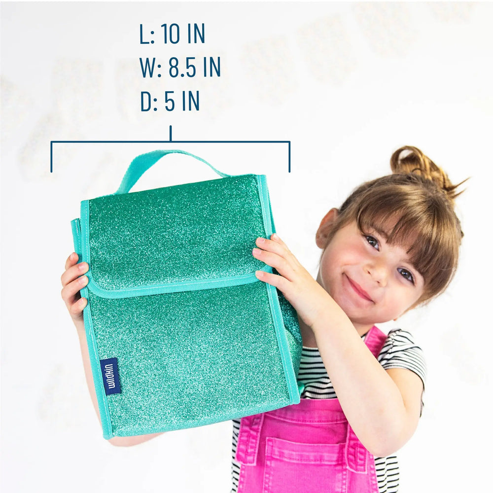 
            
                Load image into Gallery viewer, Wildkin - Blue Glitter Lunch Bag
            
        