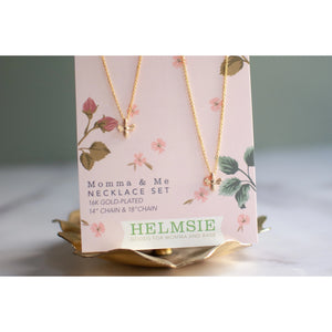 
            
                Load image into Gallery viewer, Helmsie - Momma + Me Bees Necklace Set
            
        