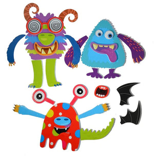 Buddy & Barney Bath Stickers – Silly Monsters
