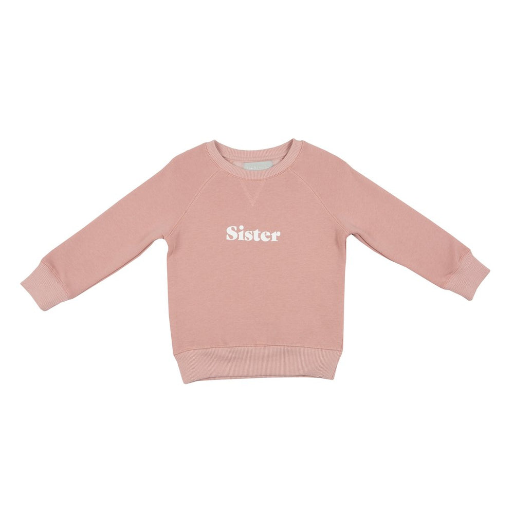 
            
                Load image into Gallery viewer, Bob &amp;amp; Blossom- Faded Blush  Sister Sweatshirt
            
        