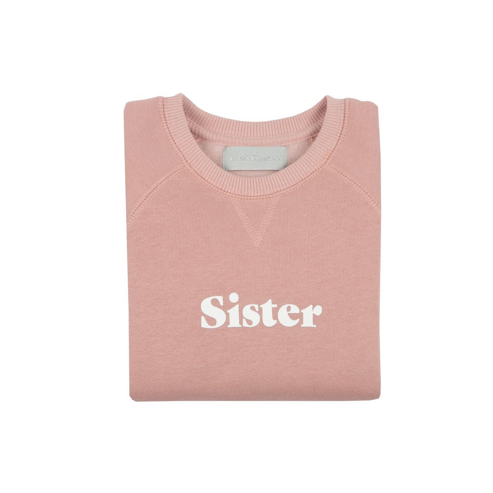 
            
                Load image into Gallery viewer, Bob &amp;amp; Blossom- Faded Blush  Sister Sweatshirt
            
        