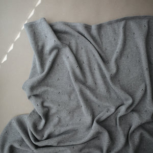 mushie - Pointelle Knitted Blanket