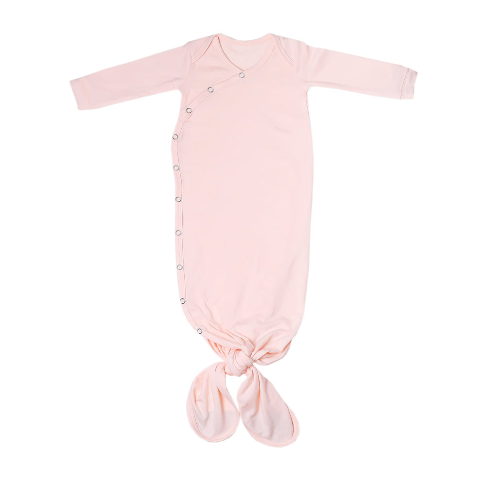 
            
                Load image into Gallery viewer, Copper Pearl - Newborn Knotted Gown - Blush
            
        