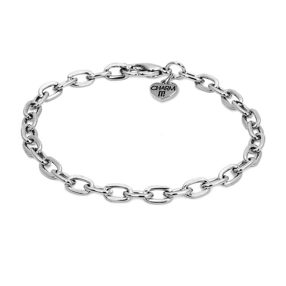 Charm It - Silver Chain Bracelet