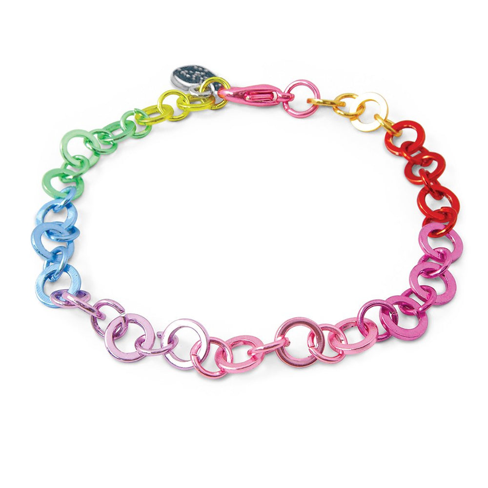 Charm It - Rainbow Chain Bracelet