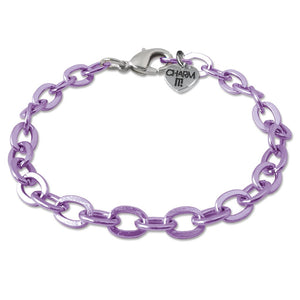 Charm It - Purple Chain Bracelet