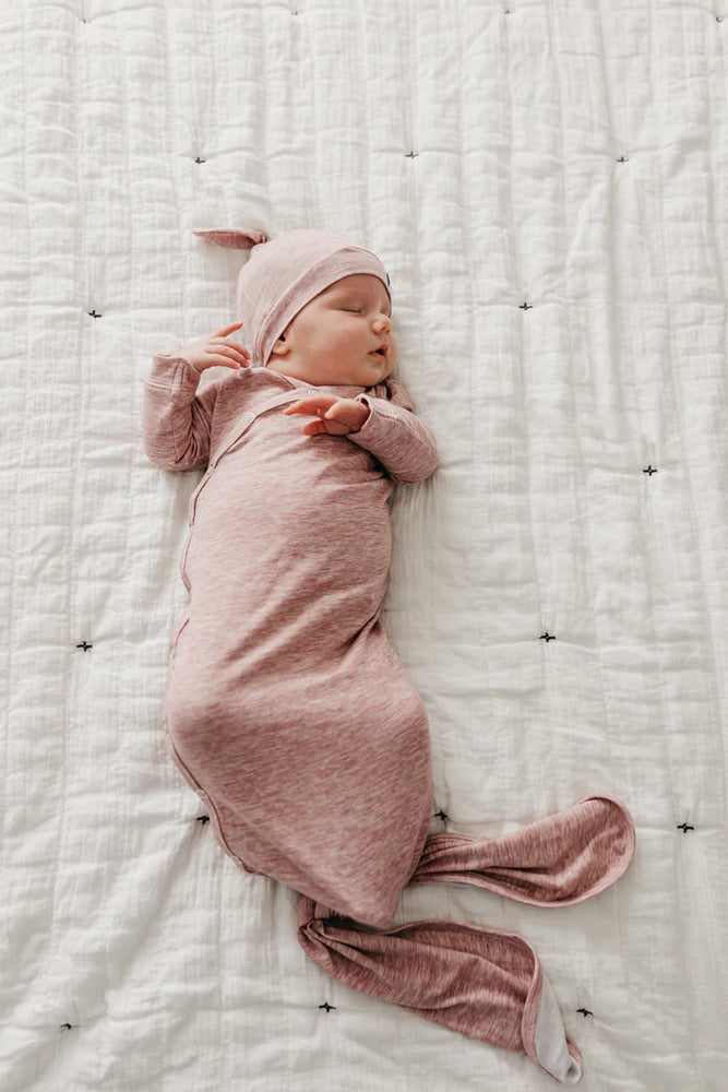 
            
                Load image into Gallery viewer, Copper Pearl - Newborn Knotted Gown - Maeve
            
        