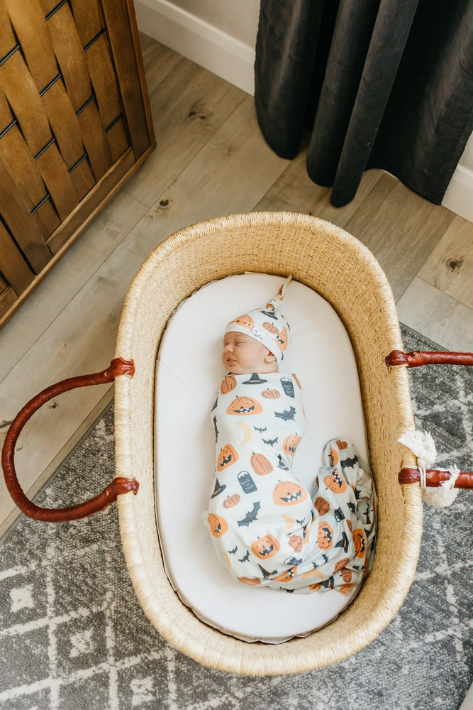 Copper Pearl Knit Swaddle - Trick