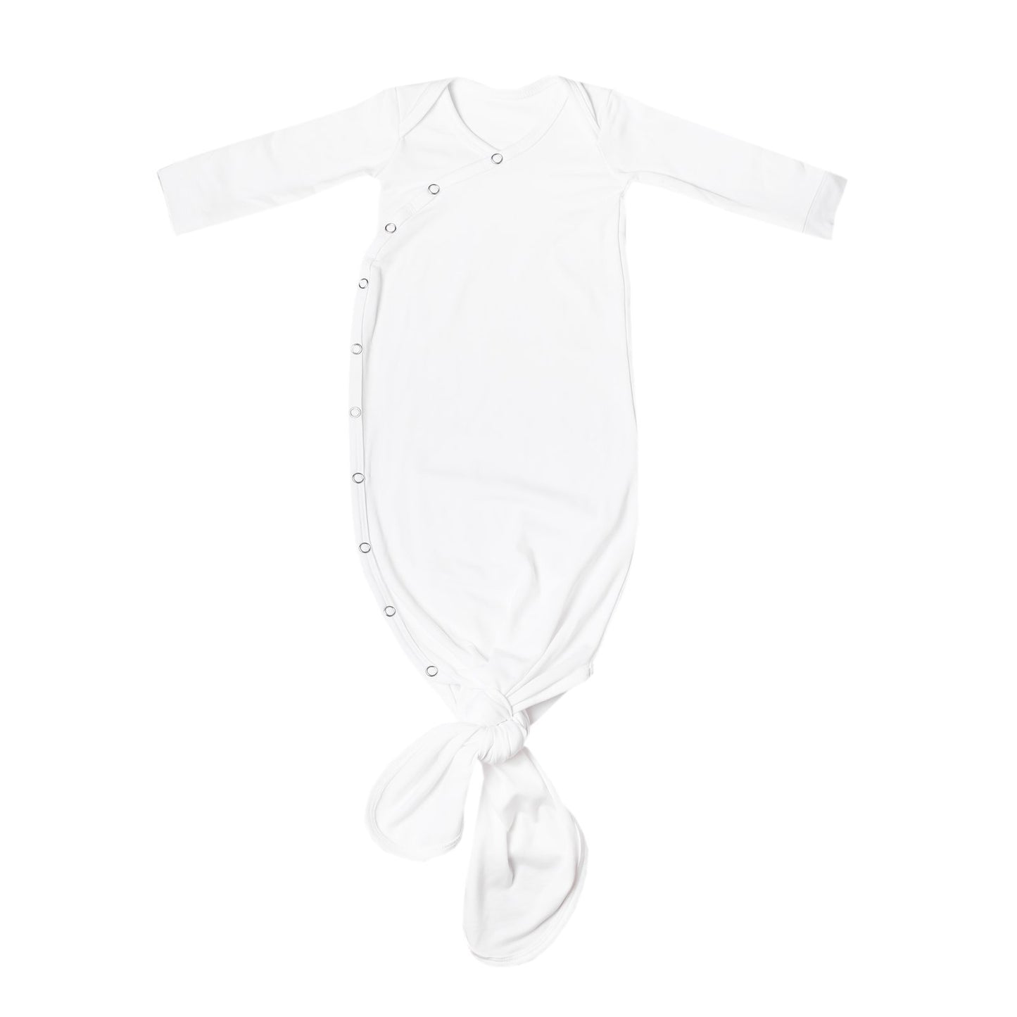 Copper Pearl - Newborn Knotted Gown - Dove