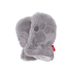 Magnetic Me - Drizzle Grey w/Ditsy Lining Minky Mittens