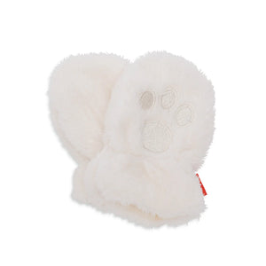 
            
                Load image into Gallery viewer, Magnetic Me - Egret with Solid Lining Minky Mittens
            
        