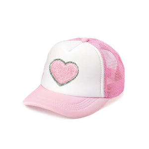 
            
                Load image into Gallery viewer, Sweet Wink - Heart Patch Hat
            
        