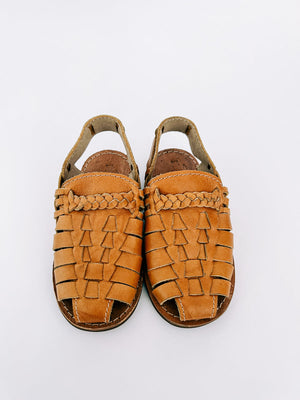 The Humble Soles - Nikko Sandals | Caramel Leather | Rubber Sole