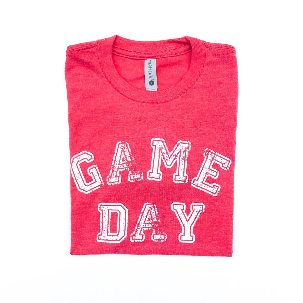 Game Day - Game Day on Red Short Sleeve