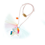 Lilies & Roses - Unicorn Rainbow Wing necklace