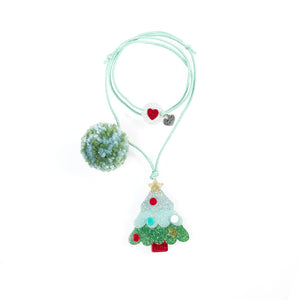 Lilies & Roses - Christmas Necklace