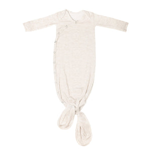 Copper Pearl - Newborn Knotted Gown - Oat