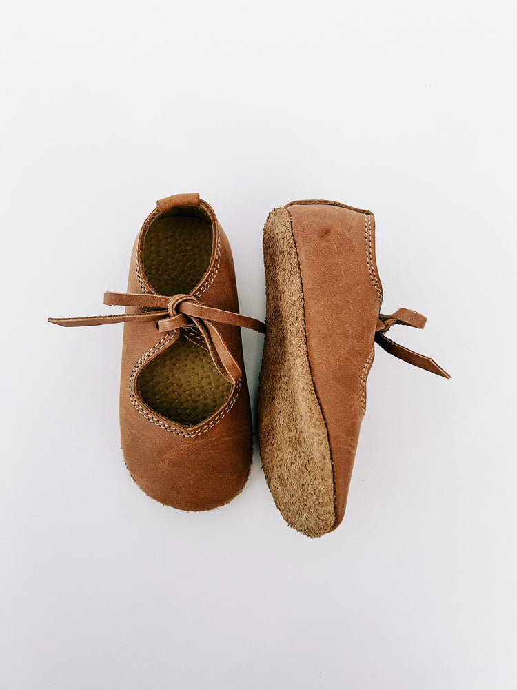 The Humble Soles - Nieve Soft Sole | Vintage Blush Leather
