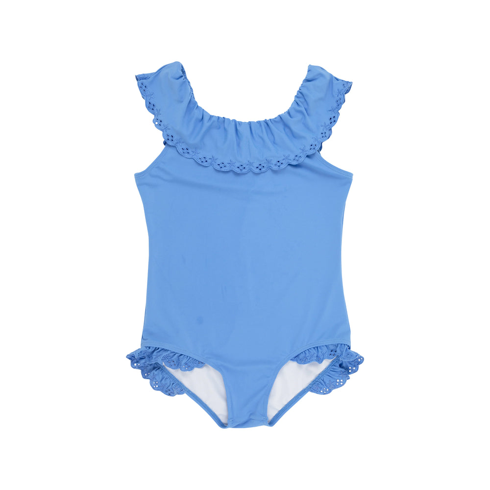 The Beaufort Bonnet Company - Barbados Blue Sandy Lane Swimsuit Ruffle