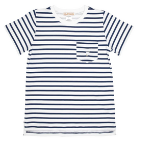 
            
                Load image into Gallery viewer, The Beaufort Bonnet Company - Nantucket Navy Stripe/Multicolor Carter Crewneck
            
        