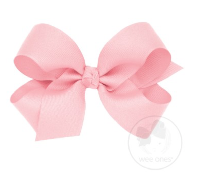 Wee Ones - Large Classic Grosgrain Hair Bow (Plain Wrap)