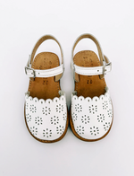 The Humble Soles - Magnolia Sandals | White Leather | Heirloom Sole