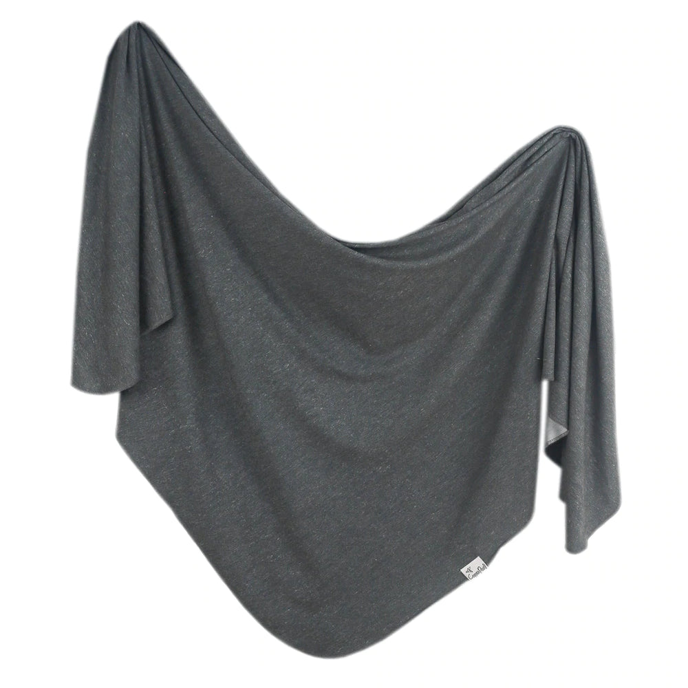 
            
                Load image into Gallery viewer, Copper Pearl Knit Swaddle - Slate
            
        