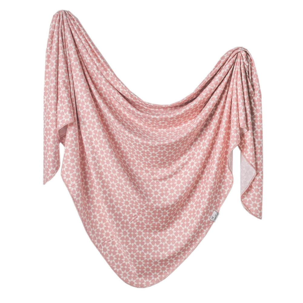 Copper Pearl Knit Swaddle - Star
