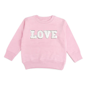 
            
                Load image into Gallery viewer, Sweet Wink - Love Patch L/S Sweatshirt
            
        