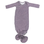Copper Pearl - Newborn Knotted Gown - Violet