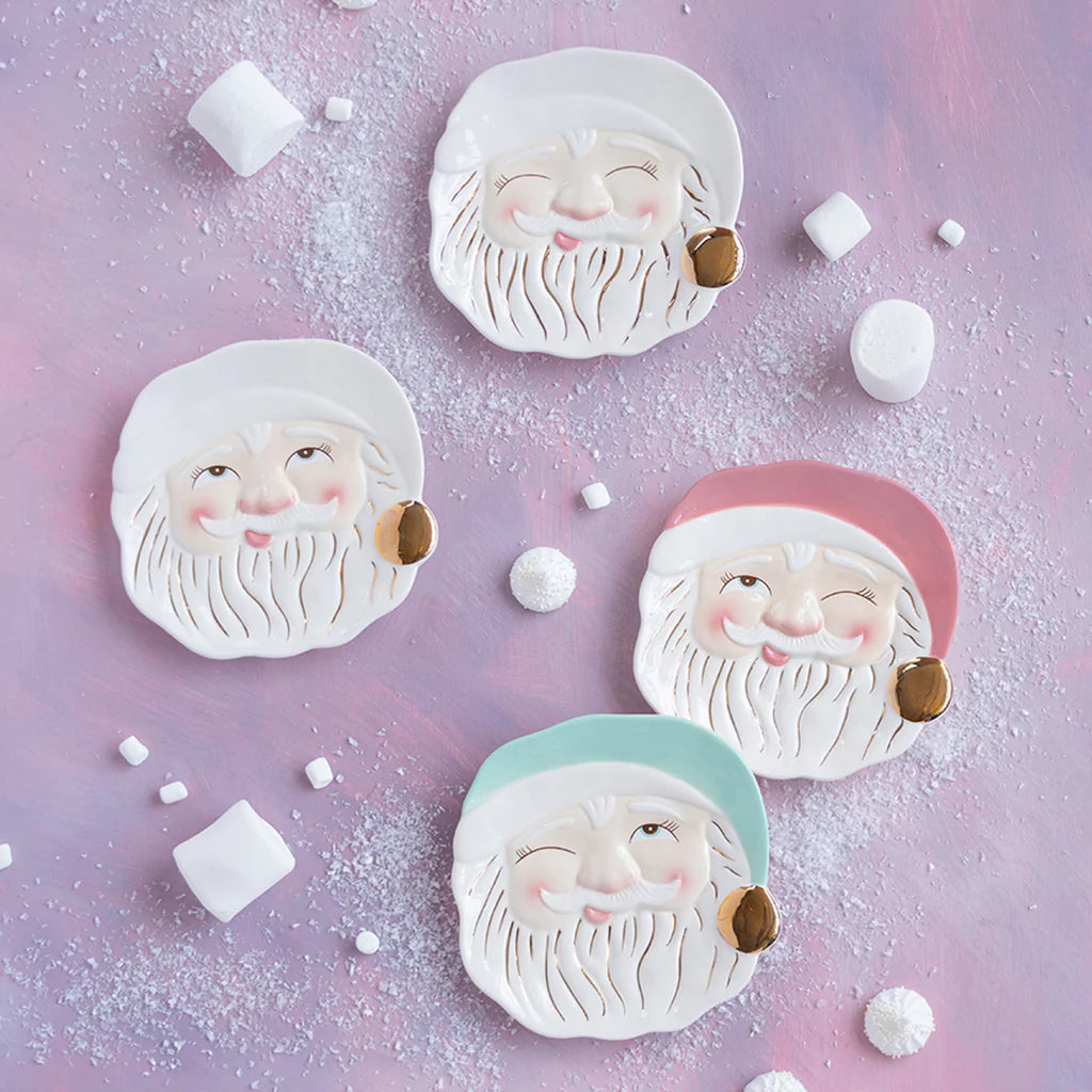 Glitterville - Papa Noel Cookie Plate