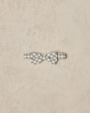 Noralee - Dusty Blue Gingham Bow Tie