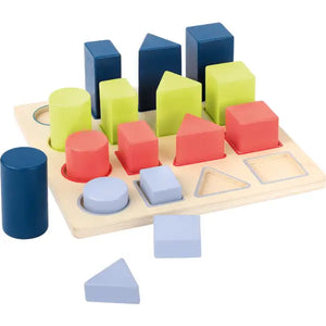 Small Foot - Geometry Wood Shape Fitting Educational Puzzle
