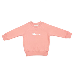 Bob & Blossom- Rose Pink Sister Sweatshirt