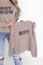 le la lo - Boy Chennile Sweatshirt