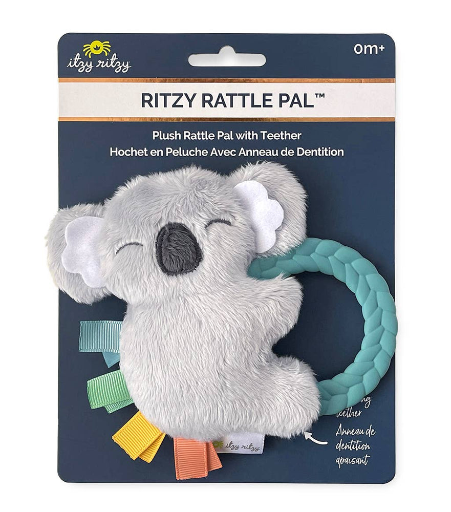 Itzy Ritzy - Koala Ritzy Rattle Pal™ Plush Rattle Pal with Teether ...
