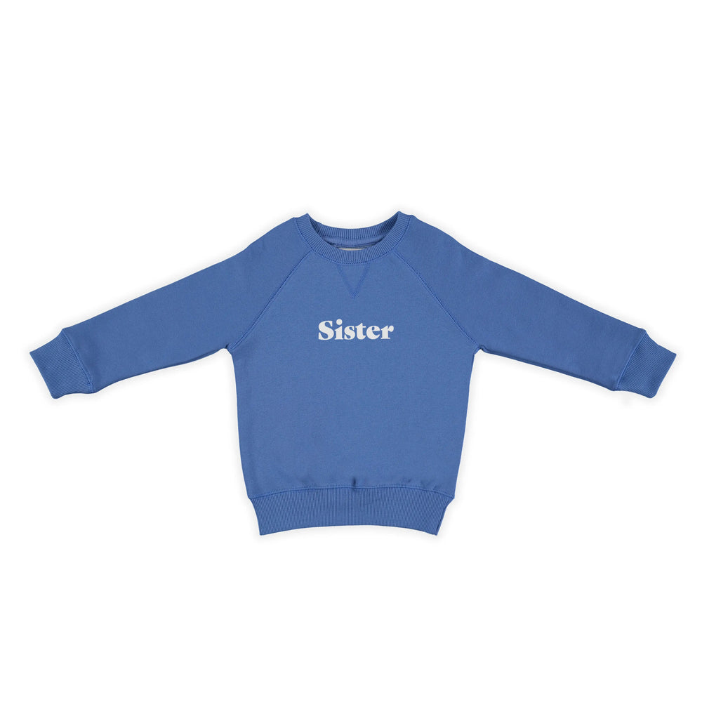 
            
                Load image into Gallery viewer, Bob &amp;amp; Blossom- Sailor Blue Sister Sweatshirt
            
        