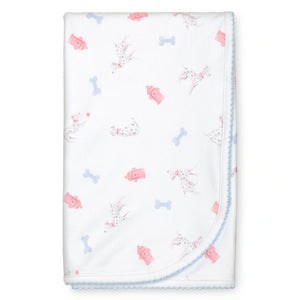 Lavender Bow - Dalmatian Blanket