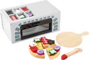 
            
                Load image into Gallery viewer, Small Foot - Wooden Pizza Oven Playset
            
        