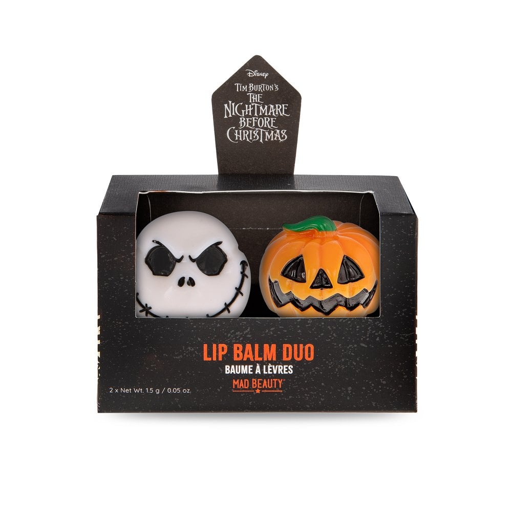 
            
                Load image into Gallery viewer, Mad Beauty - The Nightmare Before Christmas Lip Balm Duo
            
        