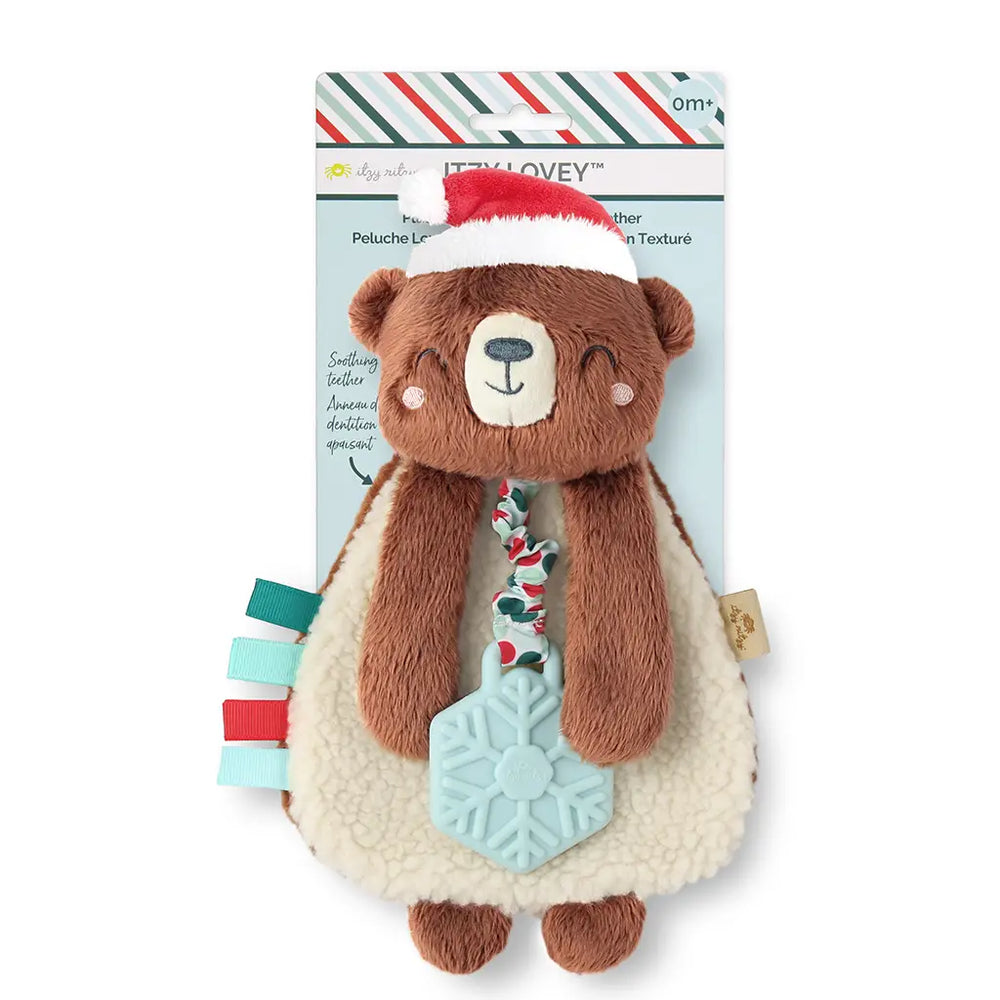 
            
                Load image into Gallery viewer, Itzy Ritzy - Holiday Bear Itzy Lovey™ Plush + Teether Toy
            
        