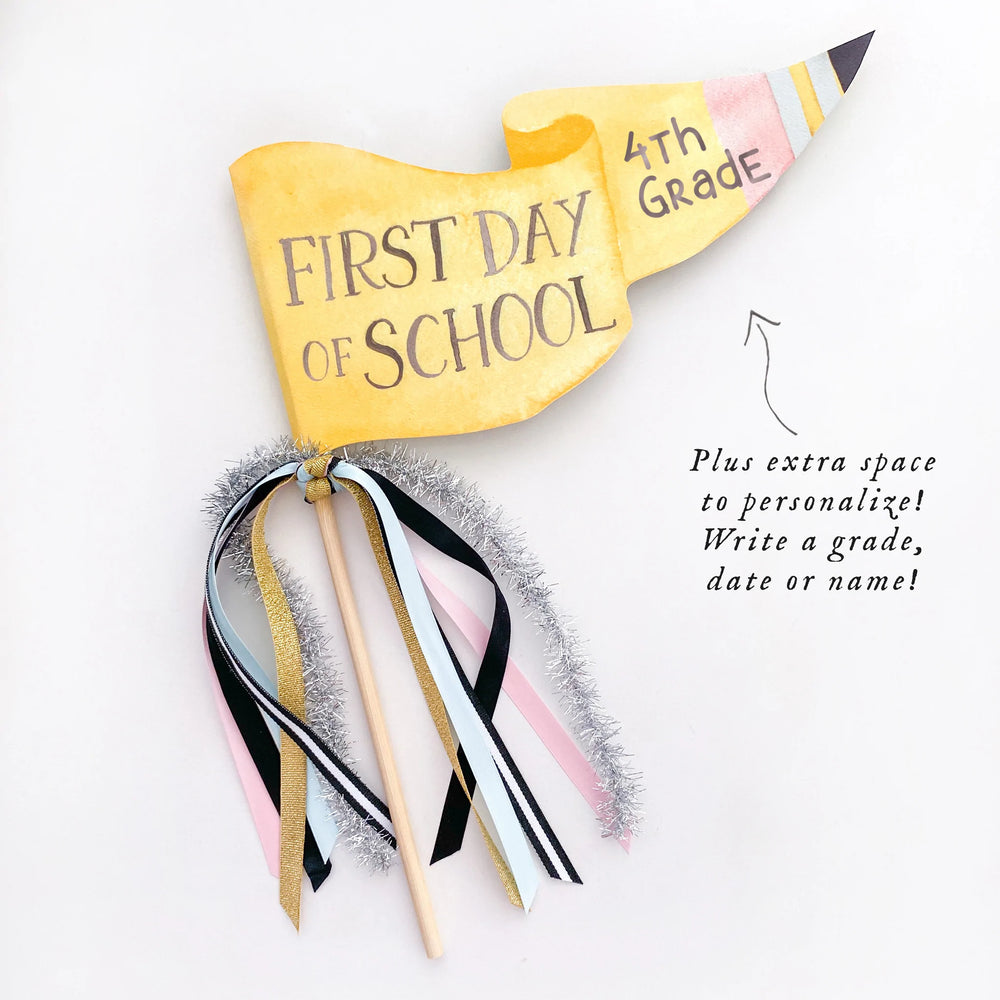 First Day Of School Party Pennant