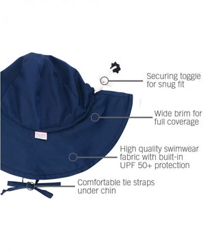 
            
                Load image into Gallery viewer, Ruffle Butts/Rugged Butts - Navy Sun Protective Hat
            
        
