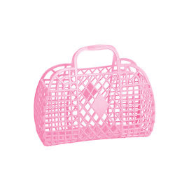
            
                Load image into Gallery viewer, Sun Jellies - Small Retro Basket - Bubblegum Pink
            
        