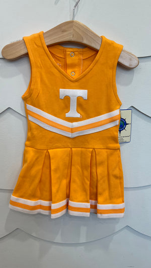
            
                Load image into Gallery viewer, Game Day - Tennessee Cheer Bodysuit Dress
            
        