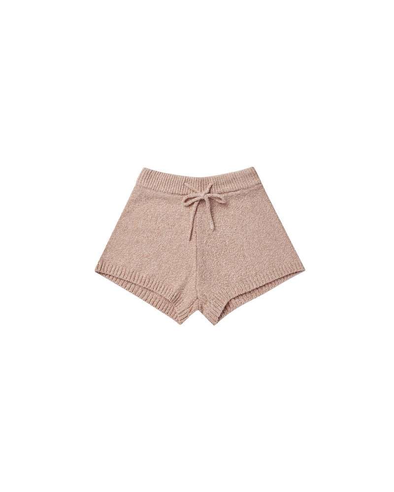 Rylee & Cru - AW22 - Heathered Rose Knit Shorts